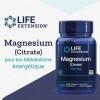 Life Extension, Magnesium Citrate, 100mg, 100 Capsules végétaliennes, Sans Gluten, Végétarien, Sans Soja, Sans OGM