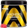 Citrate de Magnésium Gummies 1340mg + Vitamine C 45mg par dose journalière - 120 Gummies - Magnésium pur 225 mg - Goût myrtil