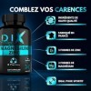 Magnésium Bisglycinate Malate Citrate ✗ 3 forms de Zinc ✗ Vitamine B6 Bioactive ✗ ZMA DIX ✗ Hautement Assimilable ✗ Fabriqué 