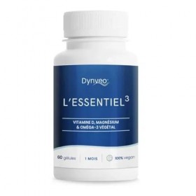 Complexe Oméga-3 végétal, Magnésium, Vitamine D3 - Systèmes immunitaire, musculaire, nerveux & cardiovasculaire - Synergie co