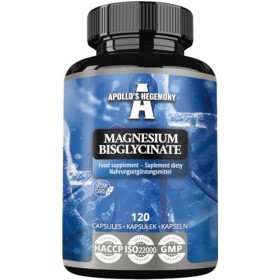 Magnésium Bisglycinate 100 mg par gélule - 120 gélules végétaliennes - 4 mois dapprovisionnement - pour une meilleure absorp