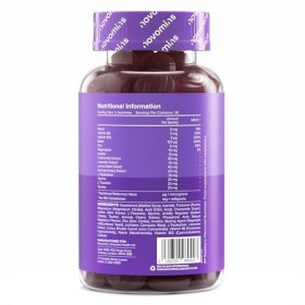Gommes Sommeil Adulte - Complément Alimentaire - avec Magnesium, L Theanine, Vitamine B12, Extrait de Camomille - Sans Melato