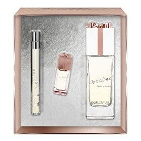 EVAFLOR - COFFRET JE TAIME MON AMOUR EDP 100ML + 1 VAPO SAC 12ML + 1 MINIATURE - Unité
