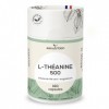L-théanine avec magnésium | 500 mg par capsule | 180 gélules | Hautement dosé | Relaxation pour lesprit et le corps | Emball