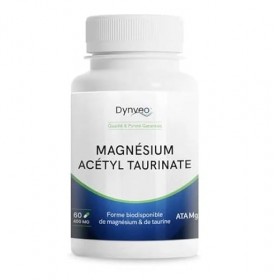 Magnésium Acétyl Taurinate ATA Mg® - Formule Brevetée - Fatigue, Soutien cardiovasculaire & nerveux - Haute Biodisponibilité 