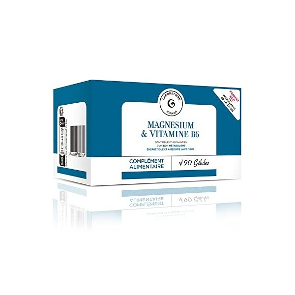 Giphar Magnesium Vitamine B6 boite de 90