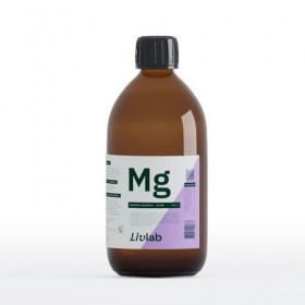 Magnésium Oligo-Élément - Livlab - 500 ml - Flacon Verre, Solution Ionique Stabilisée, Eau Déminéralisée, Sans Additifs
