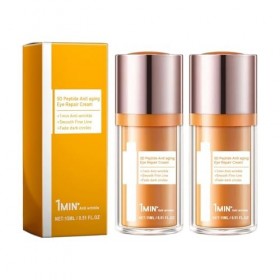 Crème contour des yeux anti-rides aux peptides 5D, crème contour des yeux hydratante, liftante et anti-âge, gel liftant aux p...