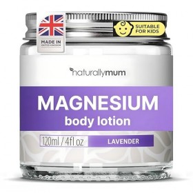 NaturallyMum - Lotion corporelle au magnésium [naturelle et végétalienne] – Lotion topique au chlorure de magnésium pour le s