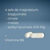OPTIM Magnesium Complexe - Magnésium bisglycinate, citrate, malate, acétyl-taurinate ATA Mg + Vitamine B6-60 gélules Capsules