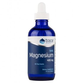 Trace Minerals Research, Ionic Magnesium Magnésium Ionique , 400mg, Végétalien, 118ml, Végétarien, Sans Gluten, Sans Soja, S