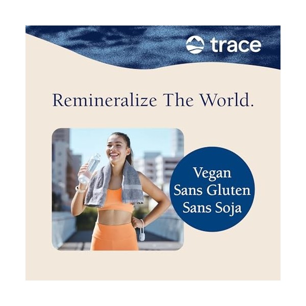 Trace Minerals Research, Ionic Magnesium Magnésium Ionique , 400mg, Végétalien, 118ml, Végétarien, Sans Gluten, Sans Soja, S