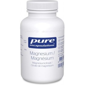 Pure Encapsulations - Citrate de Magnésium 150mg - Magnésium Chélaté Hautement Biodisponible - 90 Gélules Véganes