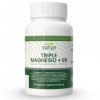 SOTYA Triple magnésium avec vitamine B6 4 en 1. Malate, citrate et bisglycinate de magnésium pour la récupération musculaire,