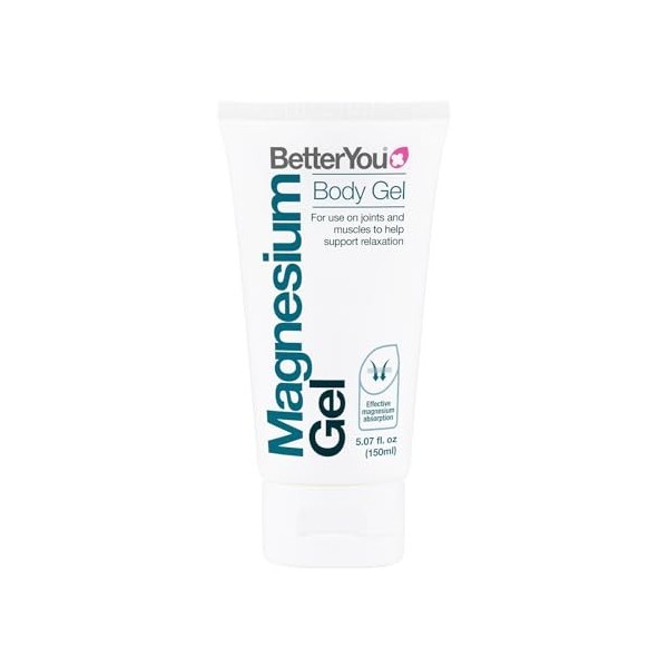 BetterYou Magnesium Gel - Relaxing Muscle Rub - Topical Magnesium for Effective Absorption - Tense Joint Support And Sore Mus