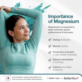 BetterYou Magnesium Gel - Relaxing Muscle Rub - Topical Magnesium for Effective Absorption - Tense Joint Support And Sore Mus