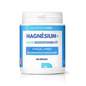 Magnésium+ Magshape® – 120 gélules | Magnésium microencapsulé avec vitamine B6 et taurine | Fabriqué en France | Nutrition∙pr