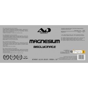 Magnesium Bisglycinate 200 caps | absorption maximale | contre la fatigue et stress | énergie | décontractant musculaire | cr...