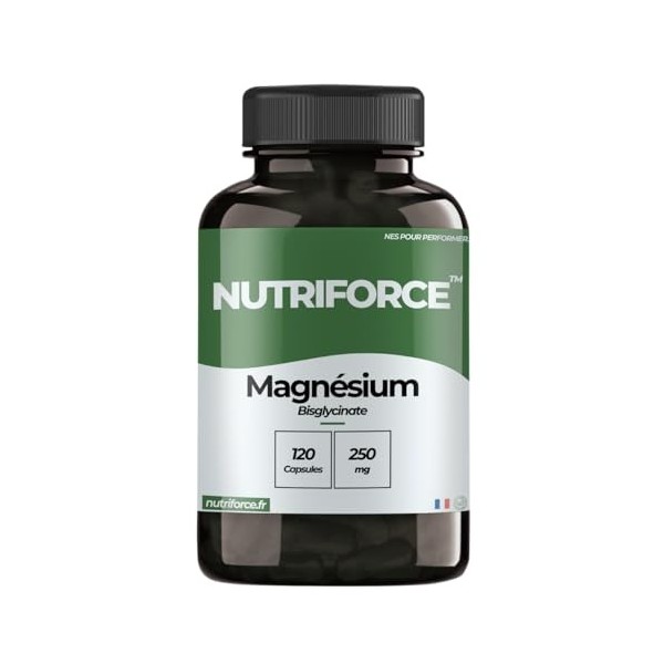 Magnésium Bisglycinate 1000mg - Sommeil Profond, Détente et Récupération Musculaire