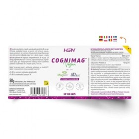 HSN Cogni Mag Magnésium L-Thréonate 1000 mg Magtein® | 60 Gélules Végétales | avec Taurate de Magnésium ATA Mg® et Acide Pant