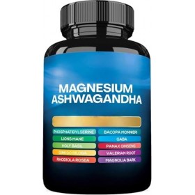 Complexe de magnésium – pour le stress, le sommeil, la santé musculaire et cardiaque | Végétalien, sans OGM, sans gluten