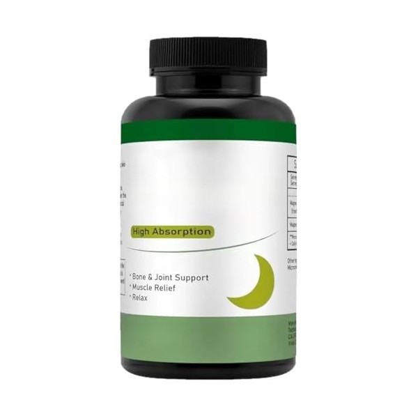 Mag Bisglycinate pour le stress, les os, les muscles, les nerfs, la relaxation et la santé cardiaque