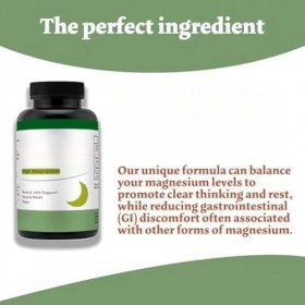 Mag Bisglycinate pour le stress, les os, les muscles, les nerfs, la relaxation et la santé cardiaque