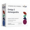 Ashwagandha et Omega 3 - Gestion de la vitalité, 2 suppléments en 1 paquet pour la santé et le bien-être | 28 Sachets Quotidi