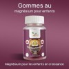 Gommes de magnésium pour enfants, 15 jours dapprovisionnement, saveur naturelle de framboise, 30 gommes végétaliennes à mâch