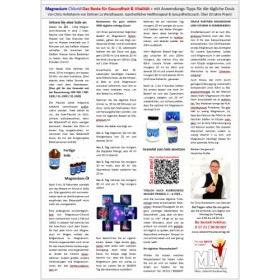 Chlorure de magnésium Granules Édition spéciale de Noël 2020 en magnésium dans verre 1000 ml – Parfum de labyrinthe et citron