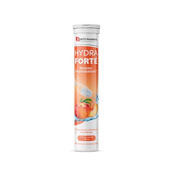 Forté Pharma - Hydra Forté Fruits rouges - Electrolyte hydratation - Vitamine C Magnesium, Minéraux - Sport, chaleur, voyage ...