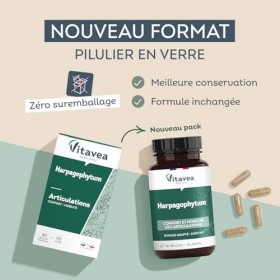 Vitavea bien-être - Harpagophytum 2000 mg - Complément Alimentaire Articulations - Confort, Mobilité et Souplesse des Articul