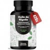 Huile de Nigelle Gelules – Capsules d’Huile de Cumin Noir – 420 Gélules Softgel 1 000 mg avec Vitamine E – Fabriqué en Allema