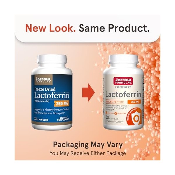Jarrow Formulas Lactoferrin, 250mg - 30 caps