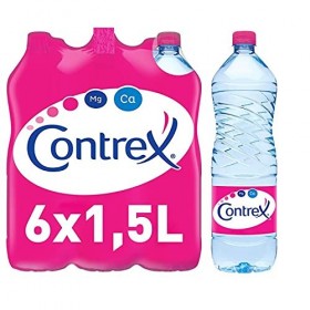 CONTREX - Eau Minérale Naturelle Pack De 6X1.5L - Lunité