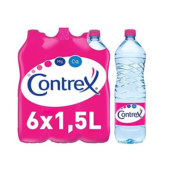 CONTREX - Eau Minérale Naturelle Pack De 6X1.5L - Lunité
