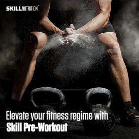 SKILL Nutrition Pre-Workout Sour Gummies - Formule sans crash avec caféine à libération prolongée | Xtenergy®, TheaGreen™, Vi