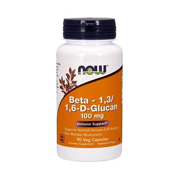 NOW Foods Beta - 1,3/1,6-D-Glucan, 100mg - 90 vcaps