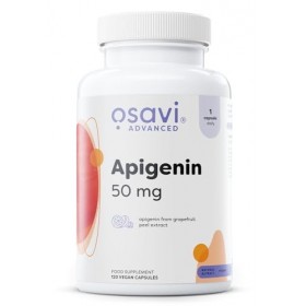 Osavi Apigénine 50 mg – 120 Gélules Véganes | Extrait d’écorce de pamplemousse standardisé 90% apigénine | Bioflavonoïde d’