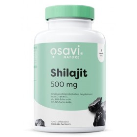 Osavi Shilajit 500 mg | Mumijo de l’Himalaya avec 60 % d’acides fulviques & 12 % d’acides humiques – Adaptogène naturel du Né