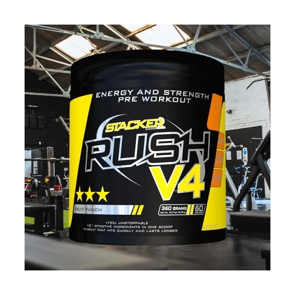 Stacker2 Europe Rush V4, Fruit Punch - 360g Multi-minéraux