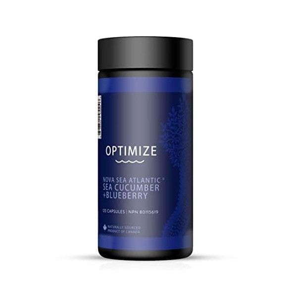 Nova Sea Atlantic Sea Cucumber + Blueberry Optimizer 60 Capsules