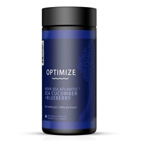 Nova Sea Atlantic Sea Cucumber + Blueberry Optimizer 120 Capsules