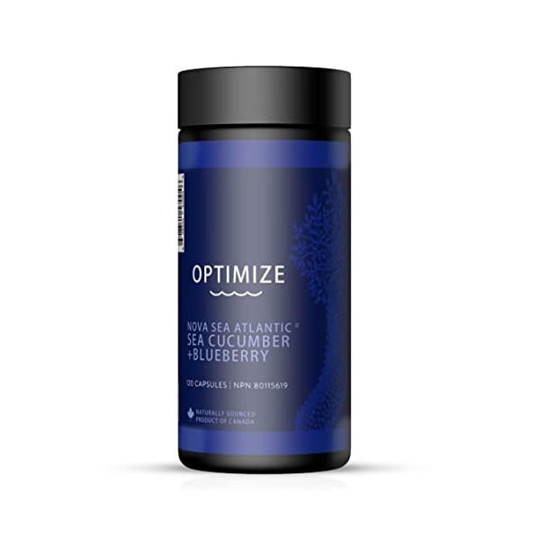 Nova Sea Atlantic Sea Cucumber + Blueberry Optimizer 120 Capsules
