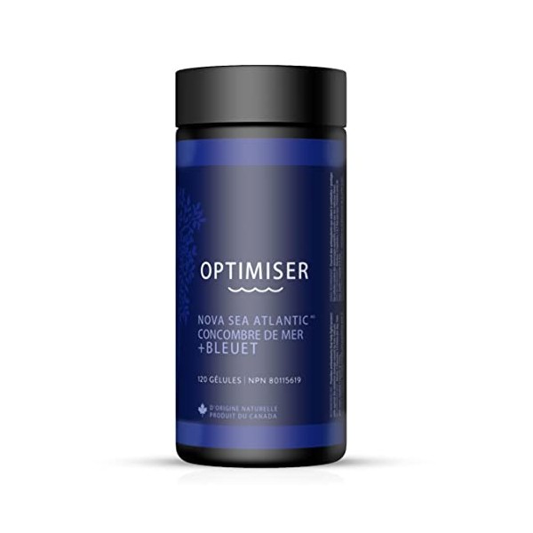 Nova Sea Atlantic Sea Cucumber + Blueberry Optimizer 120 Capsules
