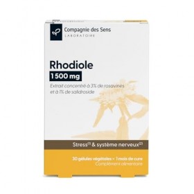 Rhodiole 1 500 mg – Ratio optimal entre rosavines et salidrosides – 1 mois de cure intensive Multi-minéraux
