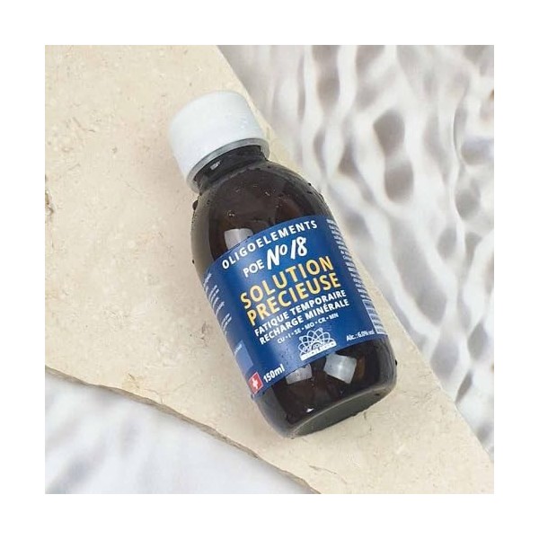 Solution Précieuse - POE N°18 - Préparation riche en Oligoéléments - Cuivre, Iode, Manganèse, Sélénium, Chrome, Molybdène - F