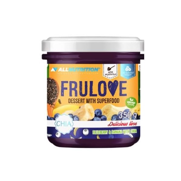 Allnutrition Frulove Dessert with Superfood, Blueberry & Banana with Chia - 350g