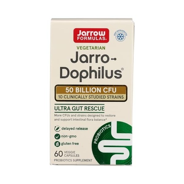 Jarrow Formulas Jarro-Dophilus Ultra Gut Rescue, 50 Billion CFU - 60 vcaps