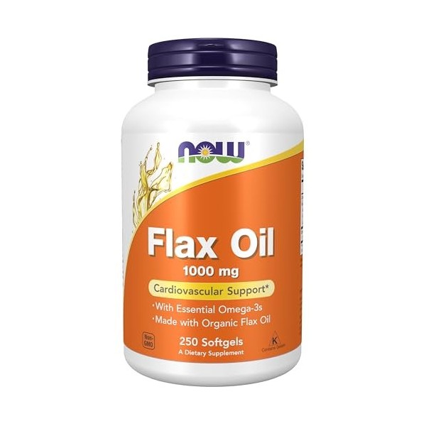 Flax Oil, 1000mg - 250 softgels Multi-minéraux